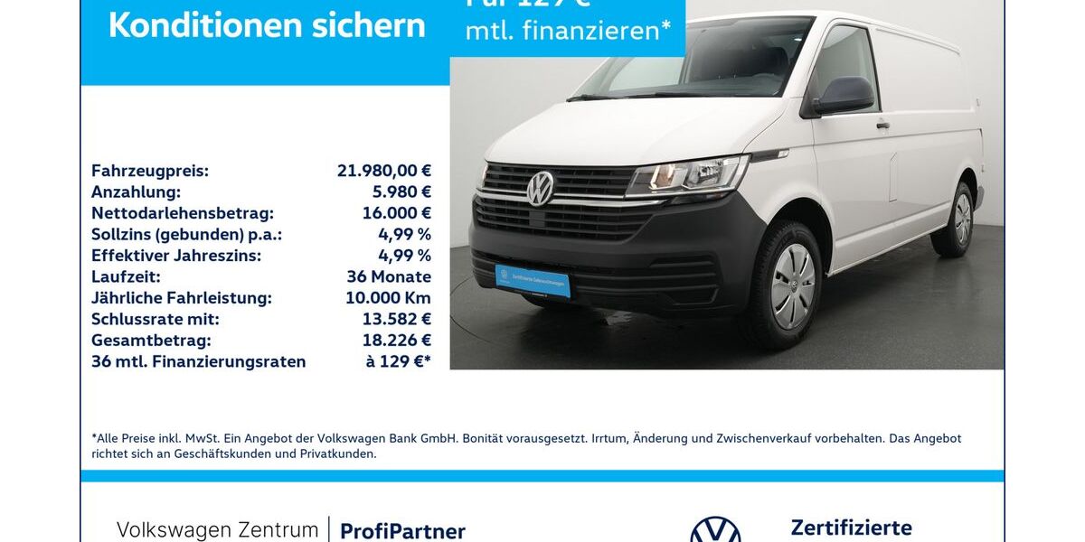 VW T6 Transporter 78.157 km 20.980 &euro; Leverkusen 51379