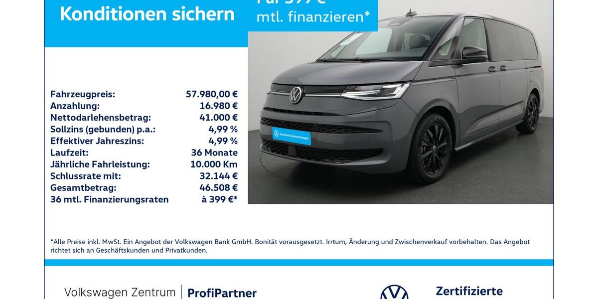 VW T7 Multivan 1.001 km 57.980 &euro; Leverkusen 51379