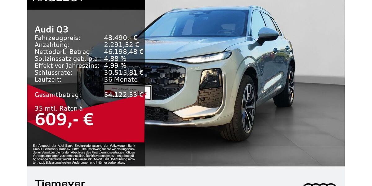 Audi Q3 2.500 km 47.490 &euro; Remscheid 42897