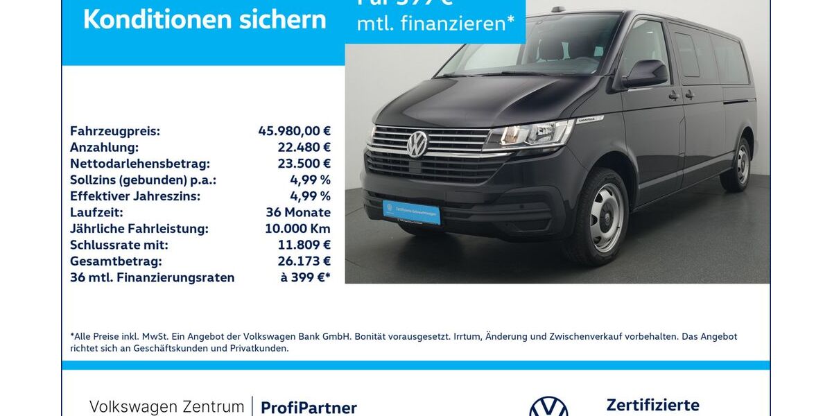 VW T6 Caravelle 29.979 km 46.980 &euro; Leverkusen 51379
