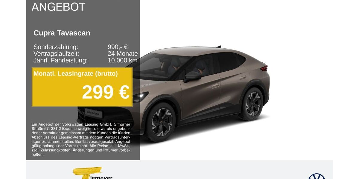 Cupra Tavascan 8.362 km 40.390 &euro; Remscheid 42897