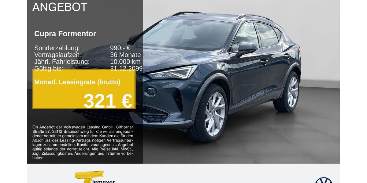 Cupra Formentor 72.549 km 22.270 &euro; Remscheid 42897