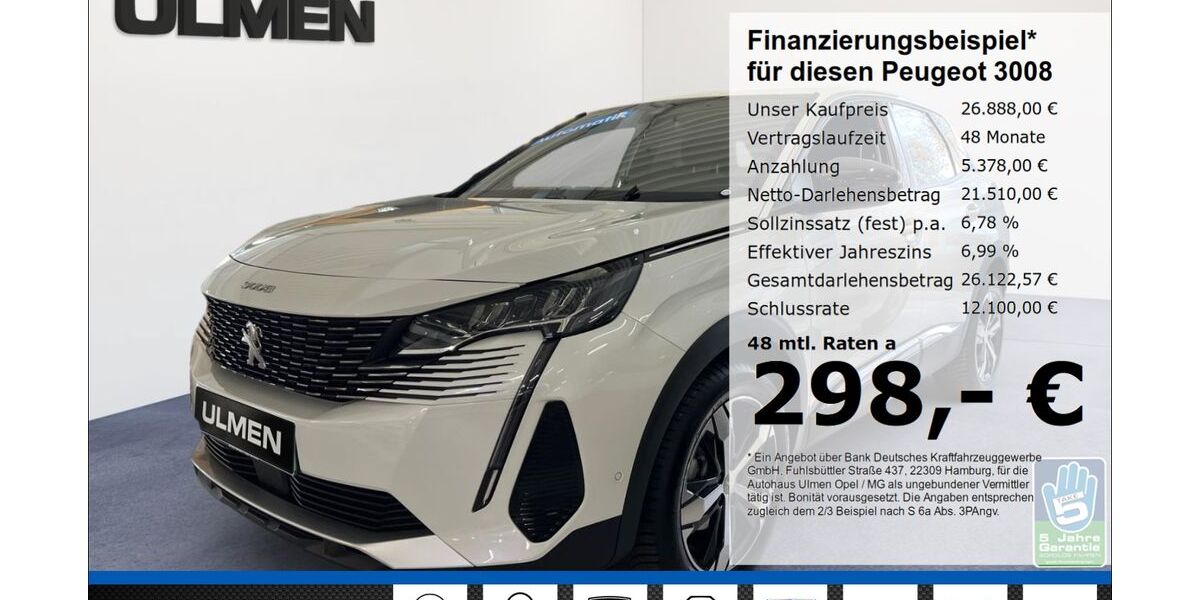 Peugeot 3008 16.340 km 26.888 &euro; Düsseldorf 40231