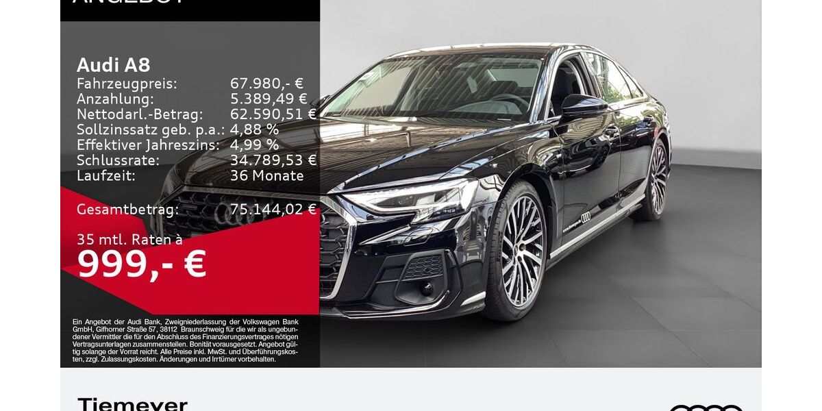 Audi A8 1.253 km 64.980 &euro; Remscheid 42897