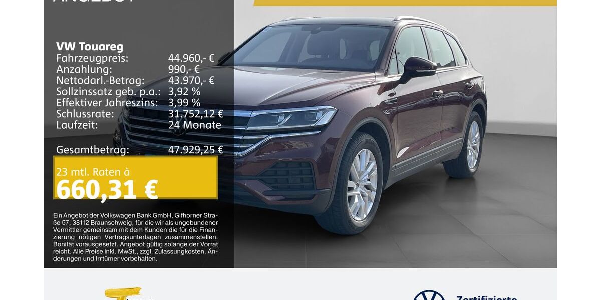 VW Touareg 54.049 km 42.840 &euro; Remscheid 42897