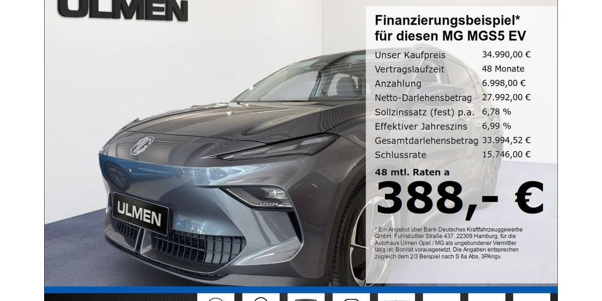 MG S5 2.500 km 34.990 &euro; Düsseldorf 40231