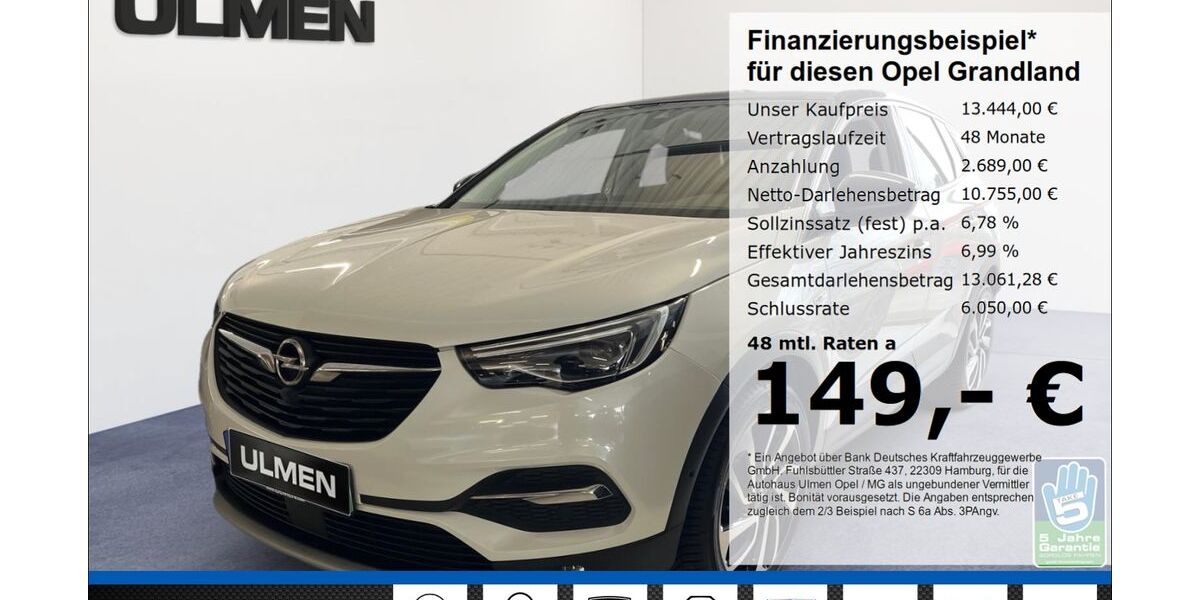 Opel Grandland (X) 82.900 km 13.980 &euro; Düsseldorf 40231