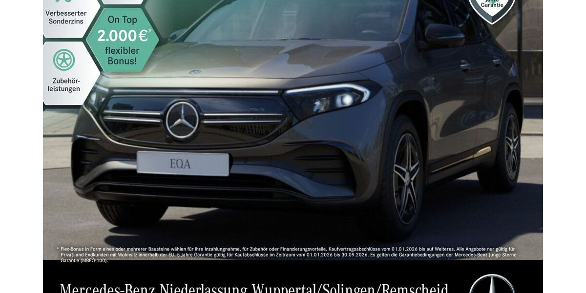 Mercedes-Benz EQA 54.858 km 34.890 &euro; Wuppertal 42115