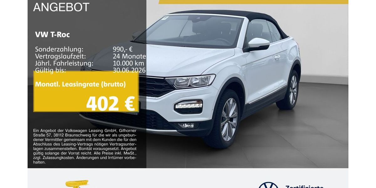 VW T-Roc 26.299 km 22.470 &euro; Remscheid 42897