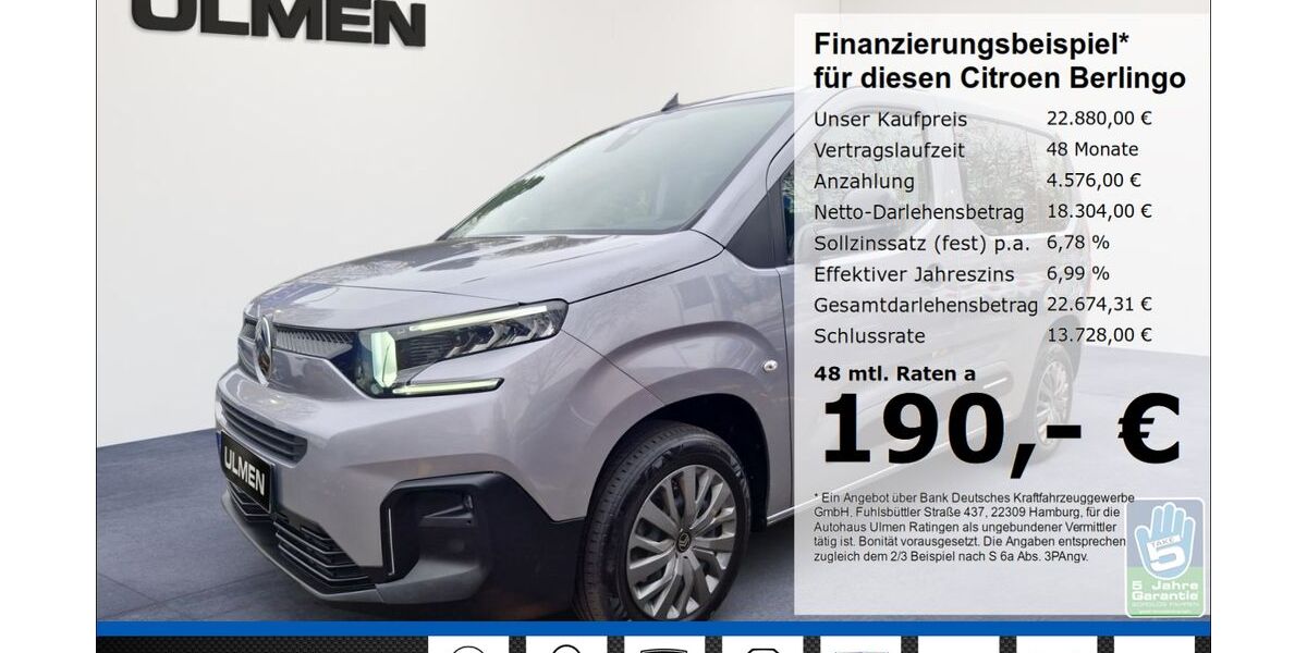 Citroen Berlingo 53.252 km 22.880 &euro; Ratingen 40880