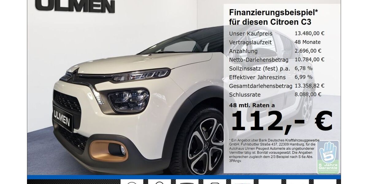 Citroen C3 17.308 km 13.480 &euro; Düsseldorf 40233