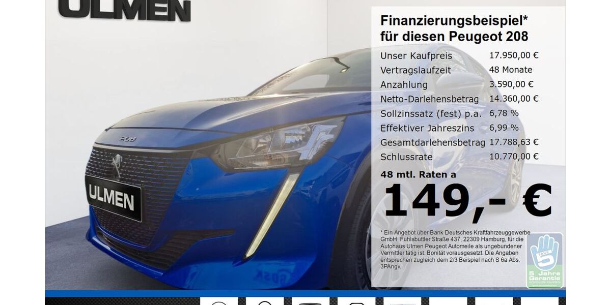 Peugeot 208 11.640 km 17.950 &euro; Düsseldorf 40233