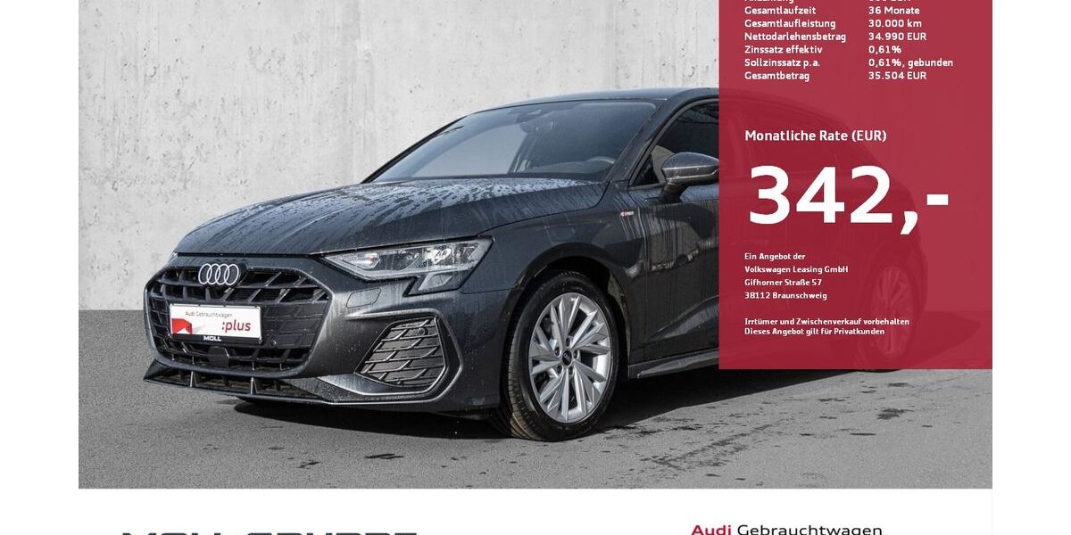 Audi A3 10.690 km 34.640 &euro; Düsseldorf 40549